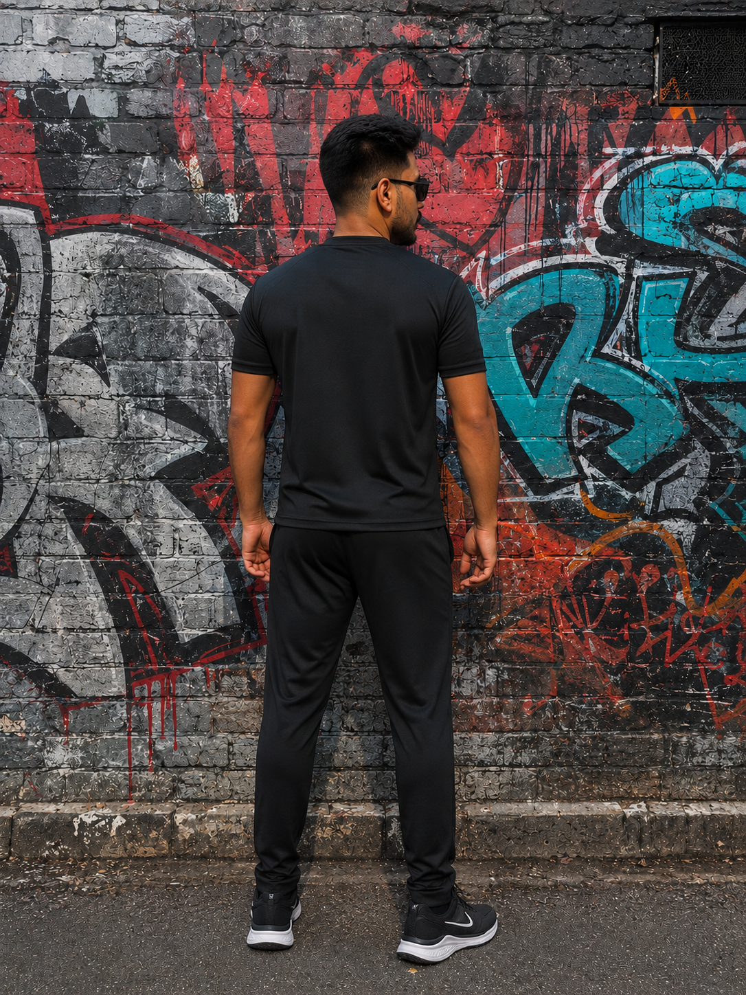 TYCOON Premium Black Performance Tracksuit for Men