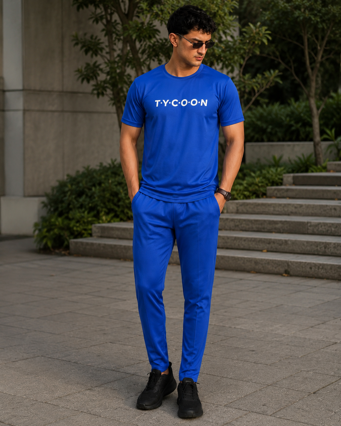 Tycoon Blue Men's Tracksuit Set