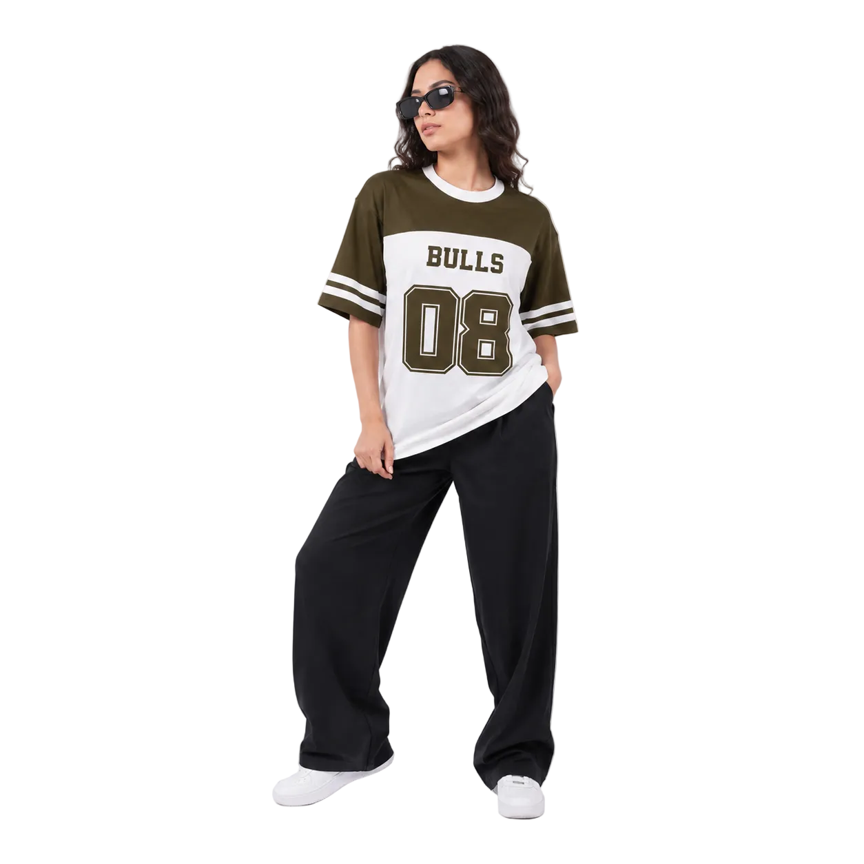 Olive Varsity Tee
