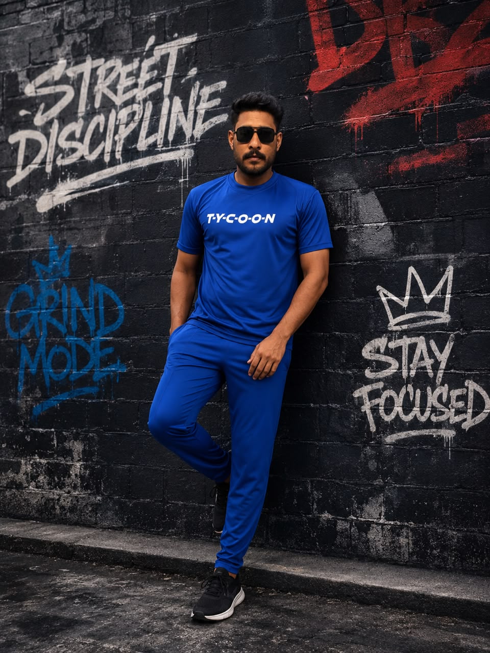 Tycoon Blue Men's Tracksuit Set