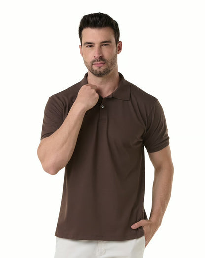 Brown Polo Premium Tee