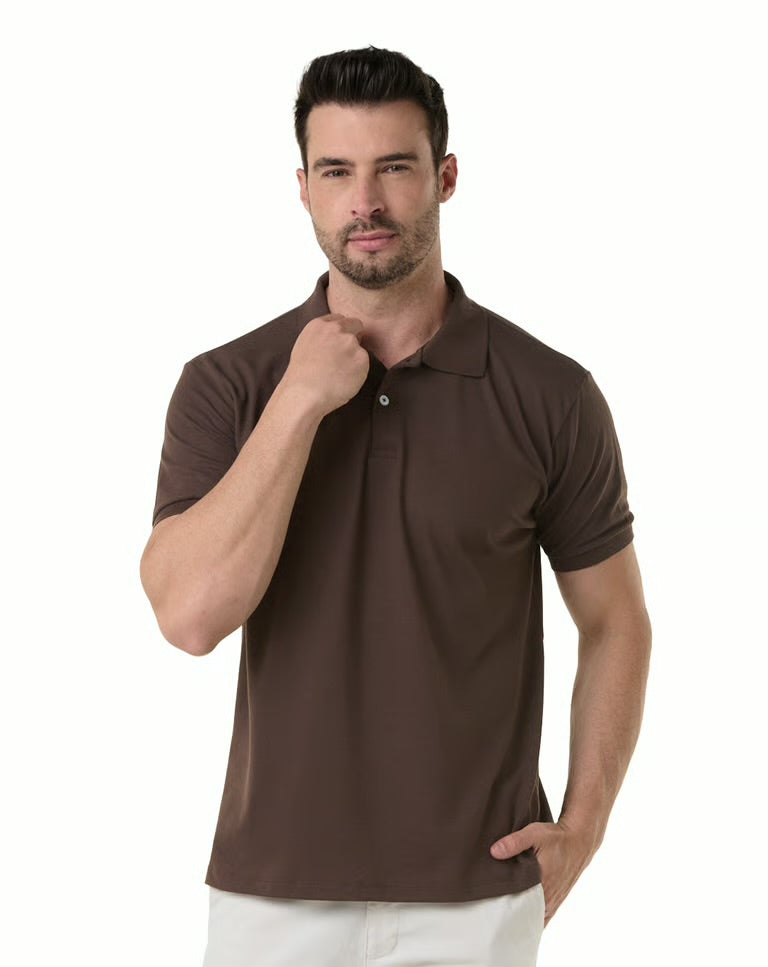 Brown Polo Premium Tee