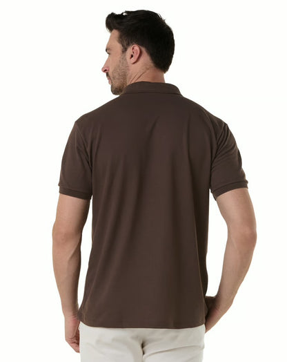 Brown Polo Premium Tee