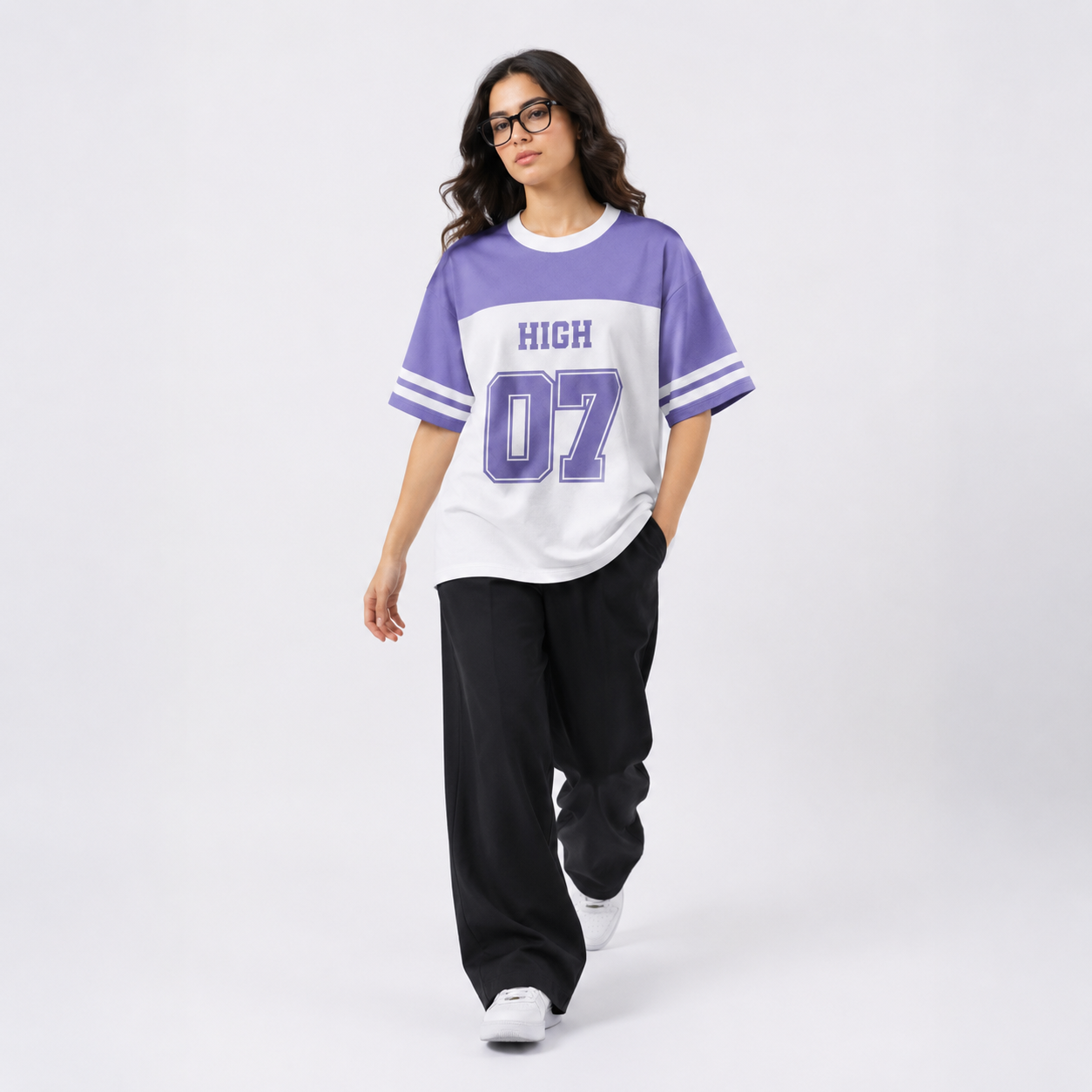 Purple Varsity Tee