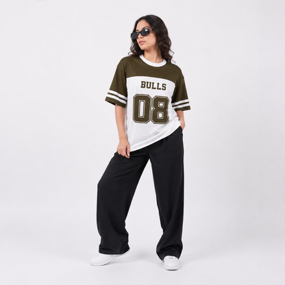 Olive Varsity Tee