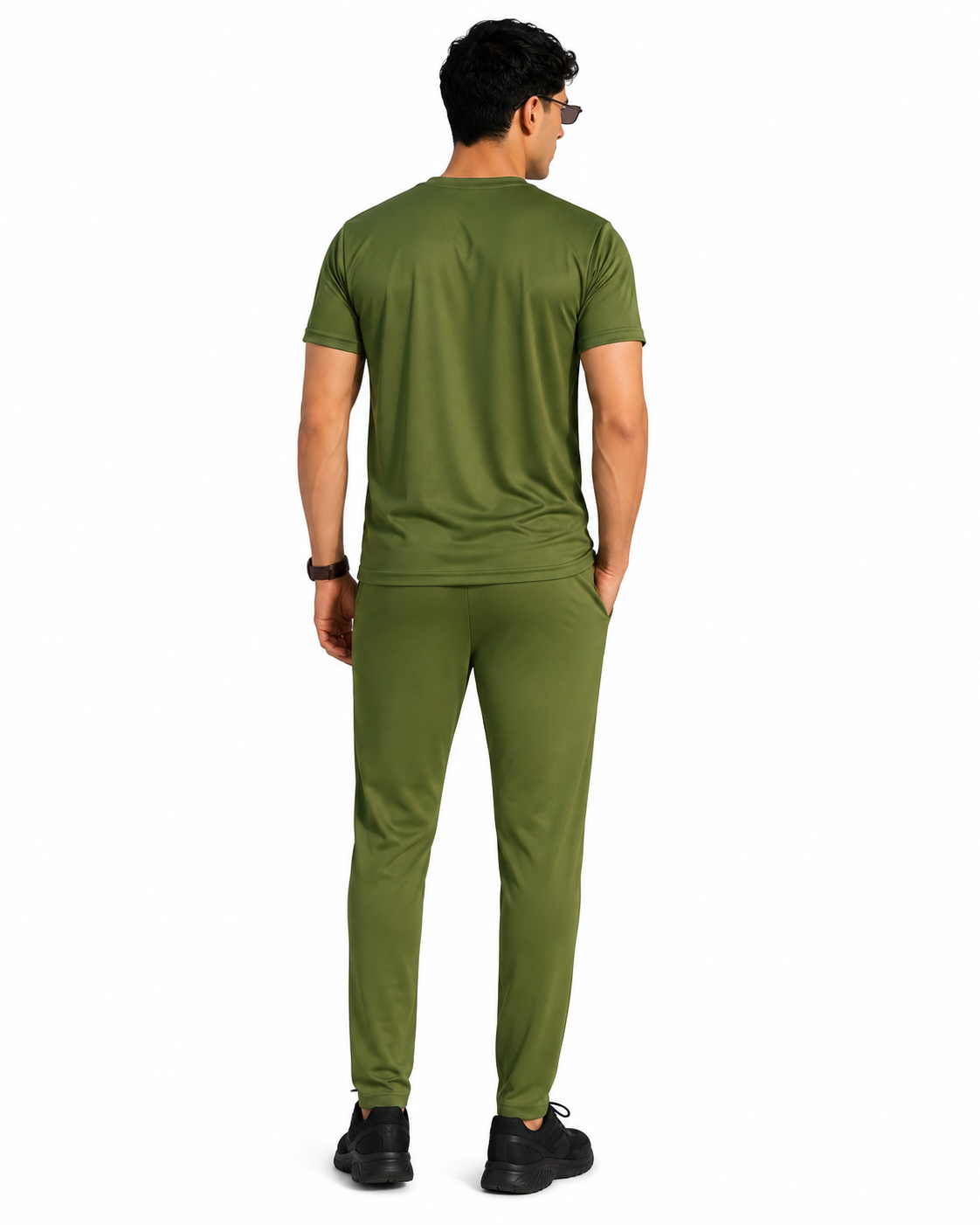 Tycoon Olive Green Men’s Tracksuit Set
